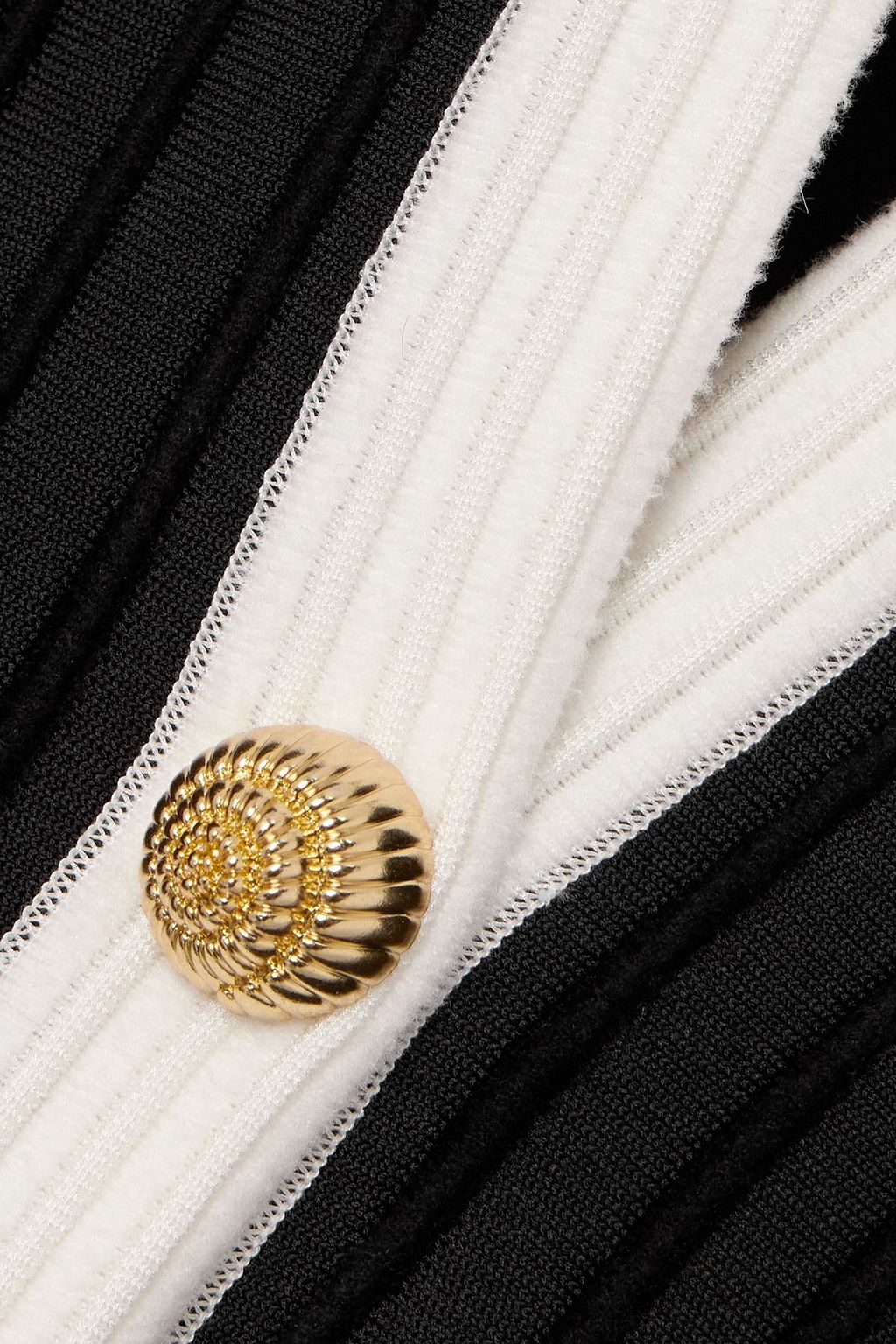 BALMAIN Knitted peplum cardigan