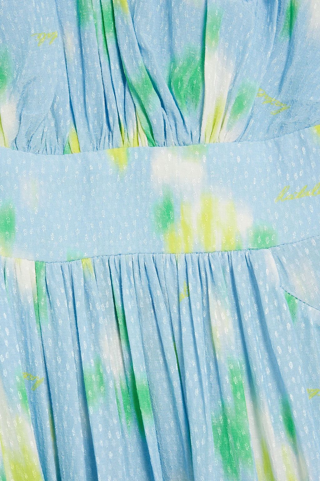 ROTATE BIRGER CHRISTENSEN Printed jacquard midi dress