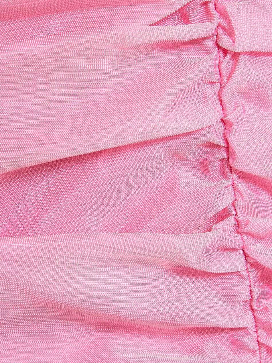 tabbina one-shoulder ruffled organza mini dress