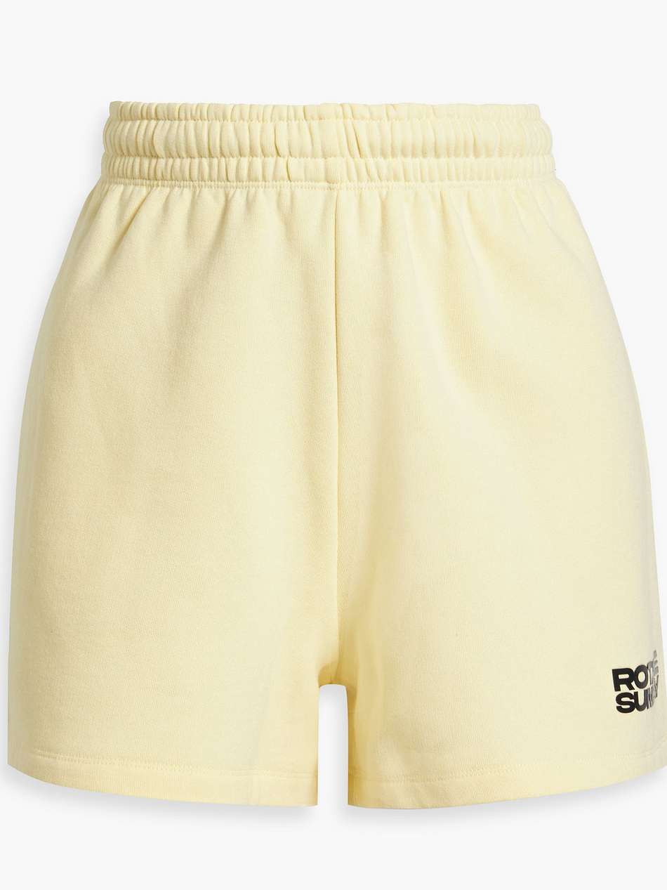 roda appliquéd cotton-fleece shorts