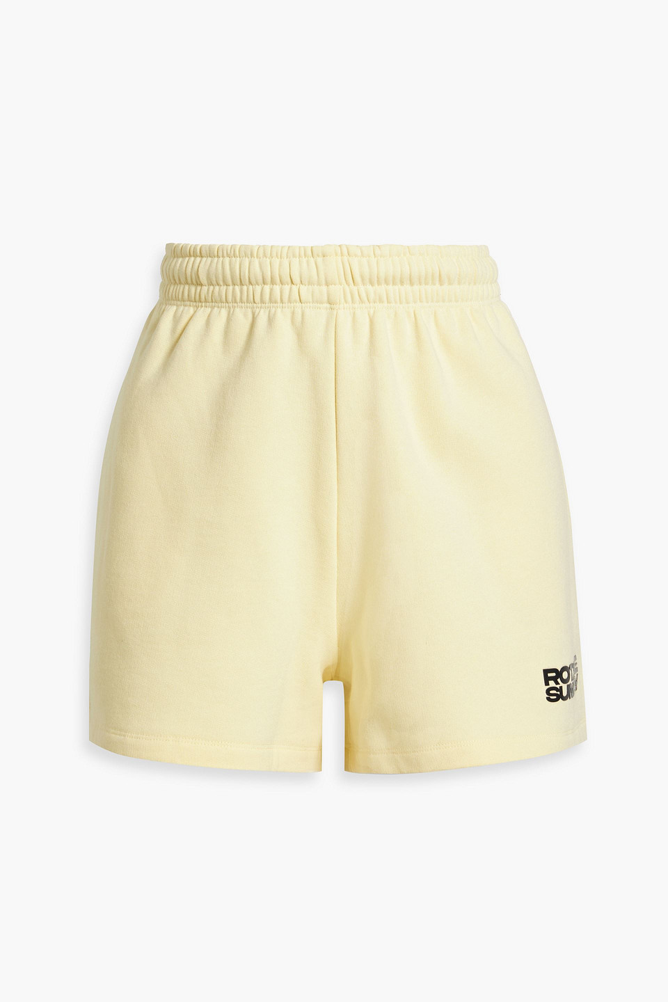 Roda appliquéd cotton-fleece shorts