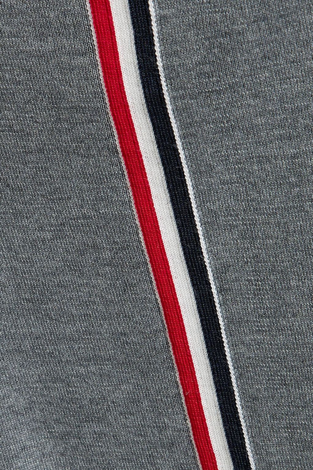 THOM BROWNE Striped wool sweater