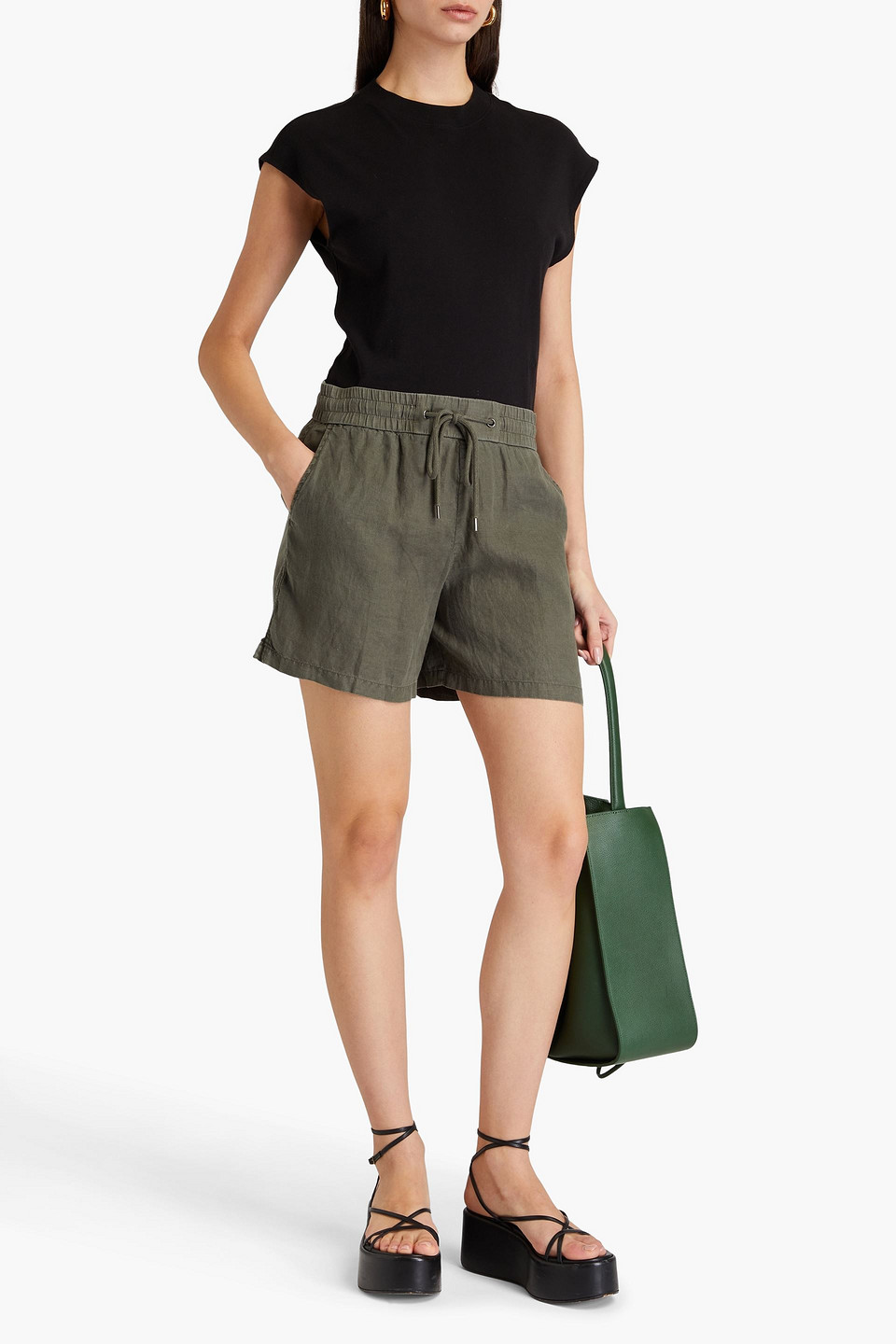 JAMES PERSE LINEN SHORTS