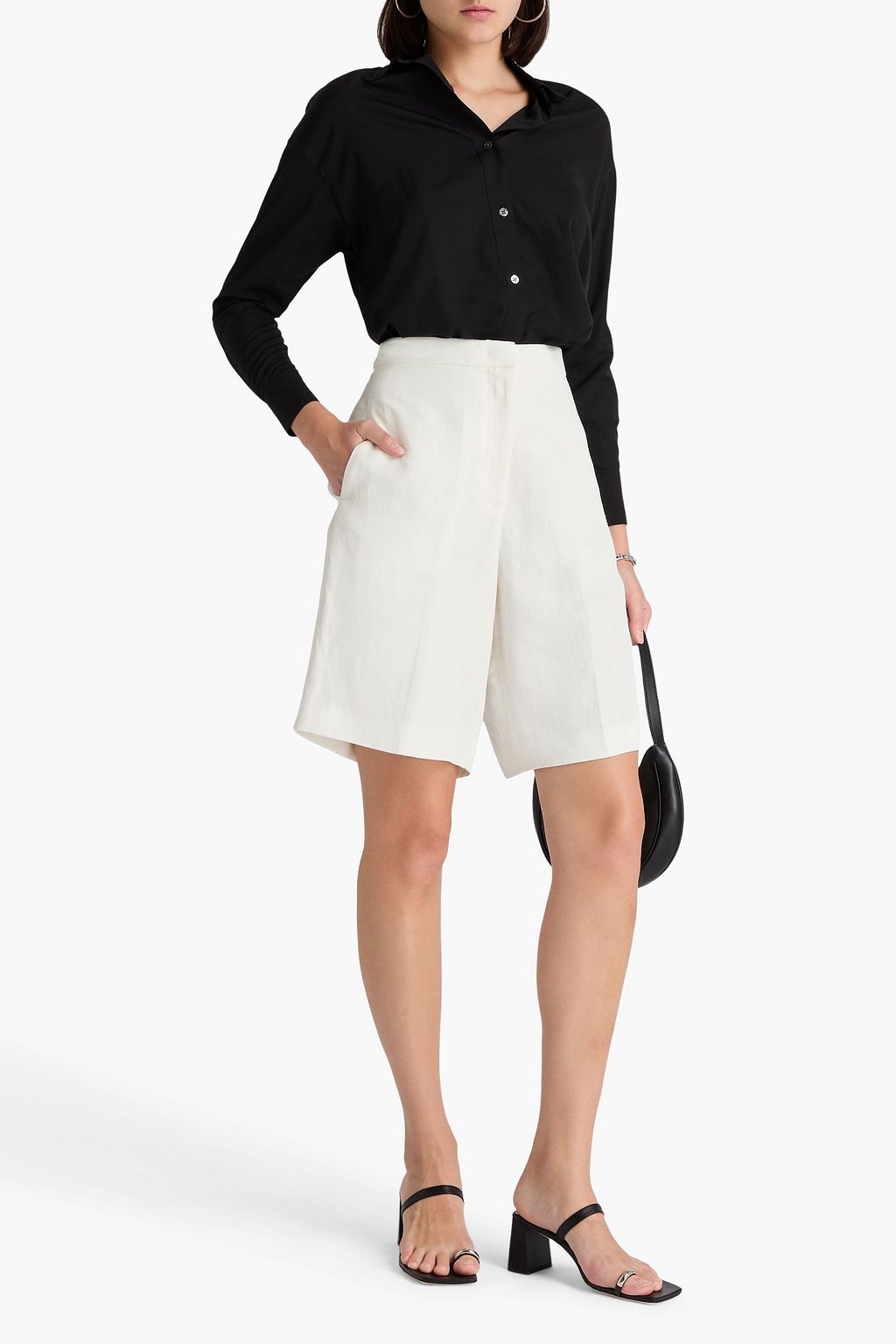 JAMES PERSE قميص من الساتين