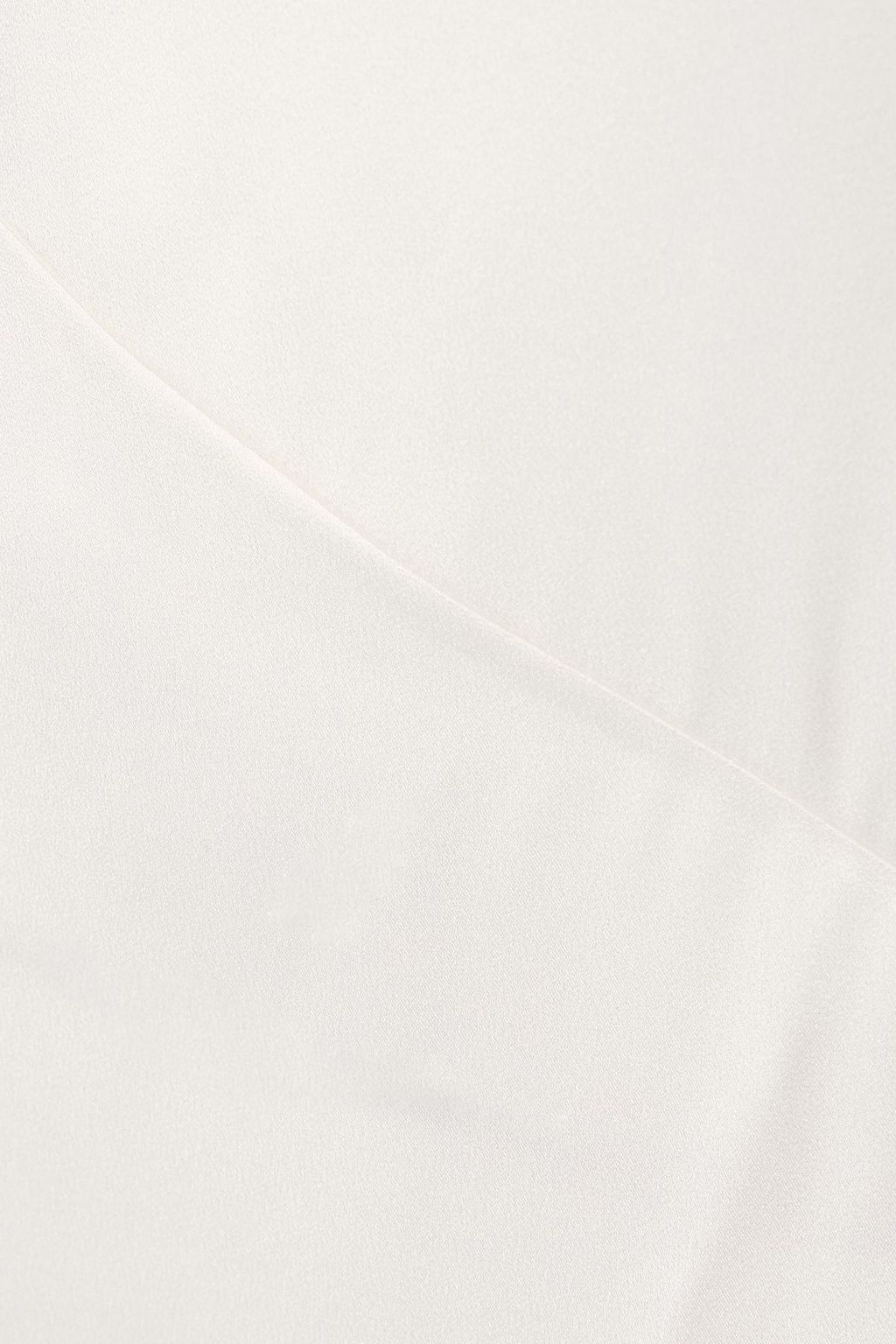 STELLA MCCARTNEY Asymmetric draped satin midi dress