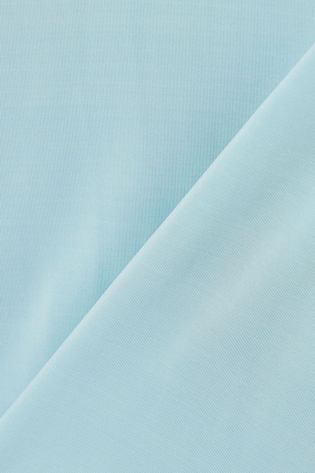 STELLA MCCARTNEY Ruched jersey midi dress