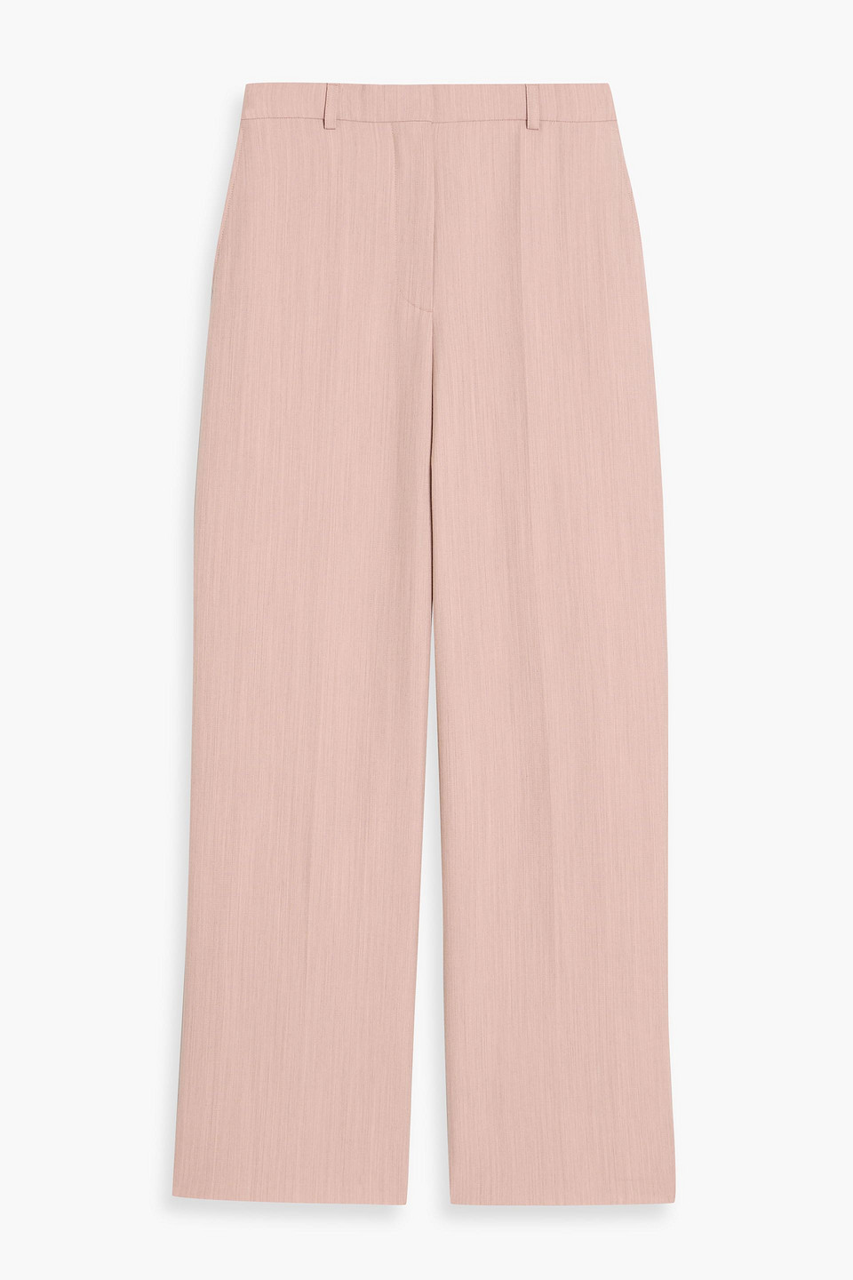 Stella Mccartney Wool Wide-leg Pants In Pink