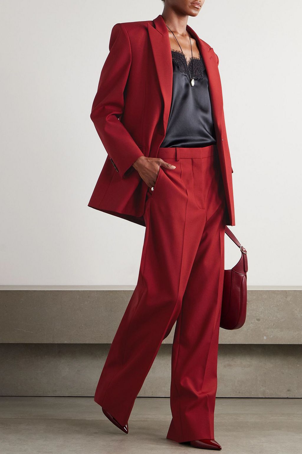 STELLA MCCARTNEY Oversized wool blazer