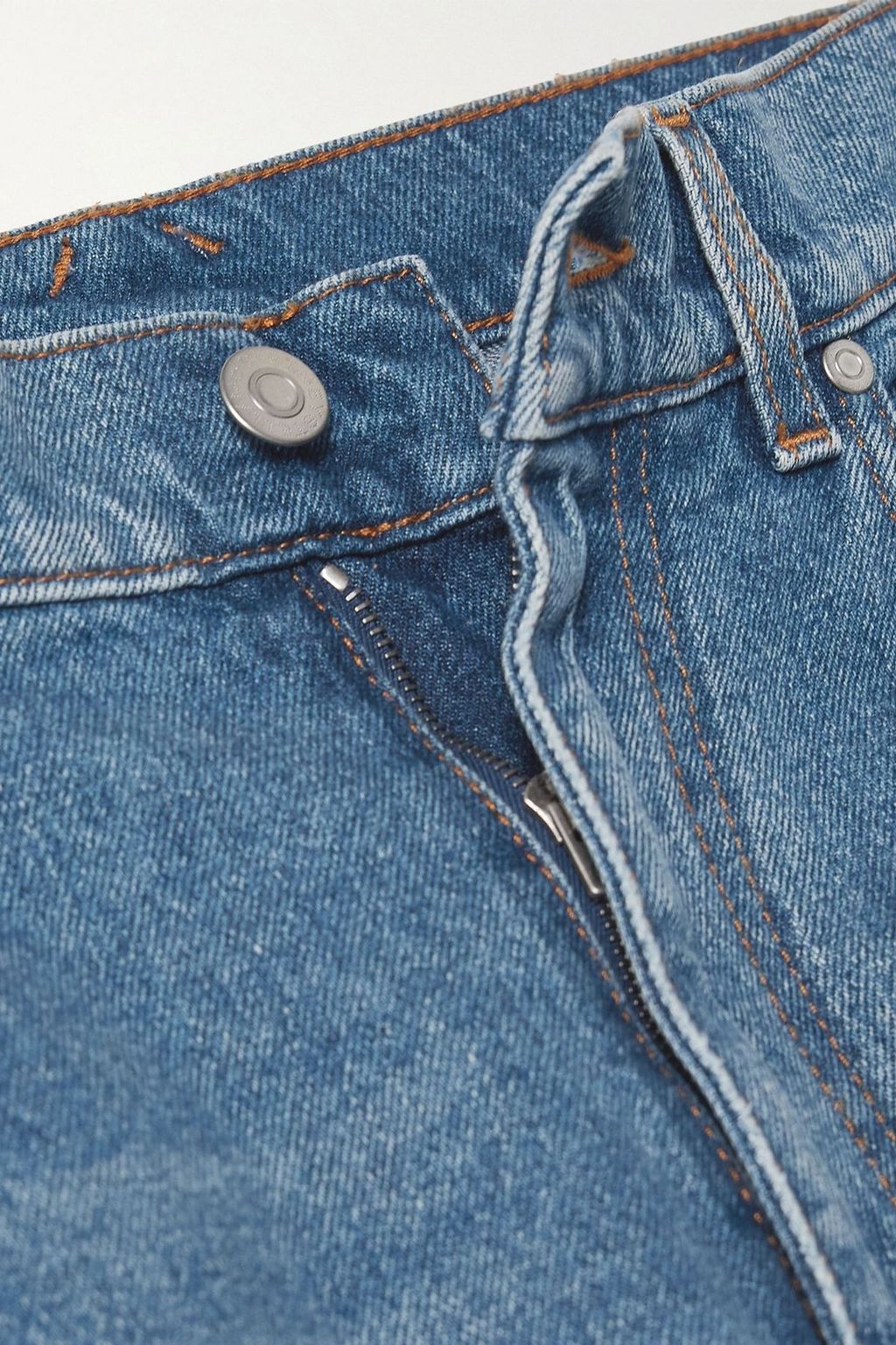 STELLA MCCARTNEY Button-detailed mid-rise flared jeans