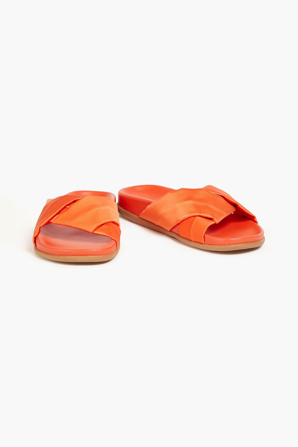 ANCIENT GREEK SANDALS 휘트니 새틴 슬라이드 샌들