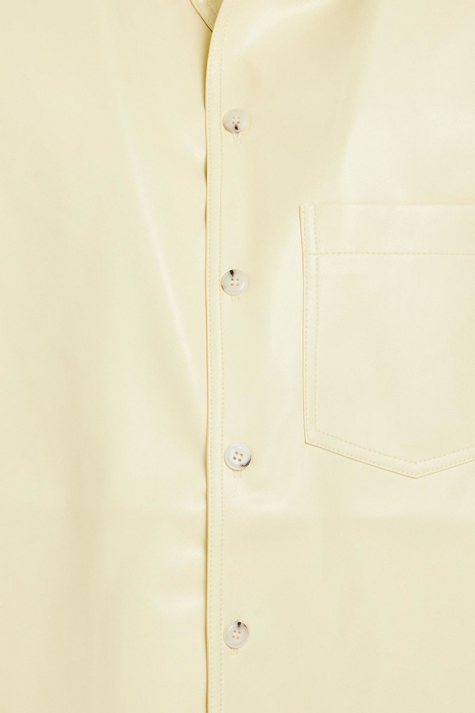 Nanushka Bodil Okobor™ Shirt In Pastel Yellow