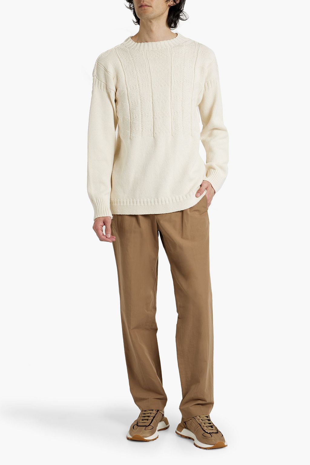 MAISON MARGIELA Pointelle-knit sweater