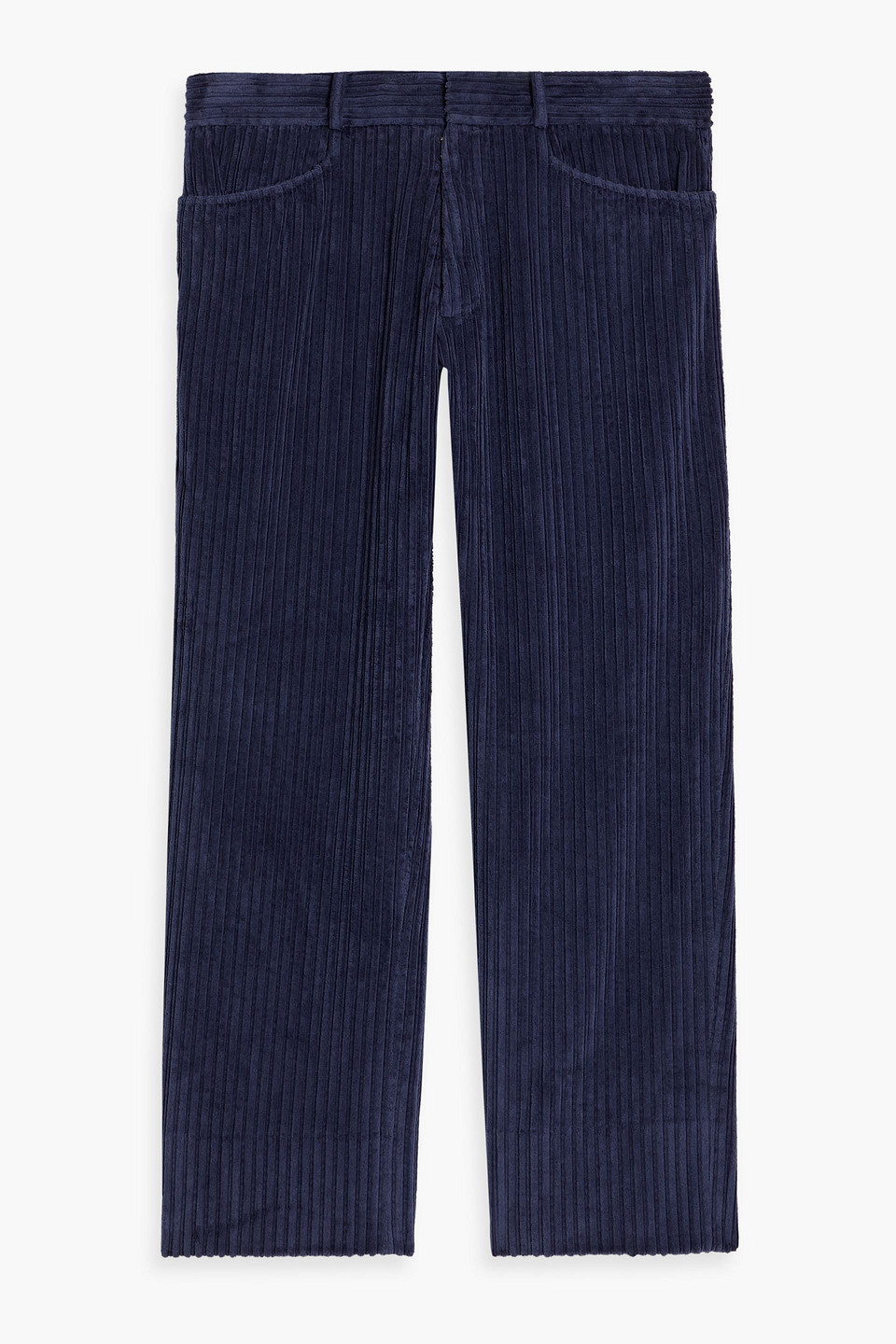 Maison Margiela Cotton-corduroy Pants In Indigo