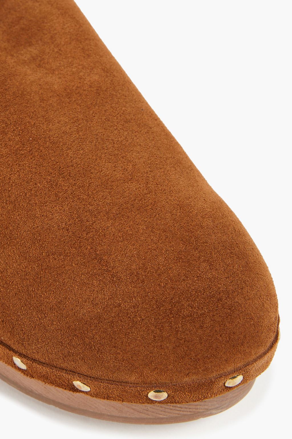 ANCIENT GREEK SANDALS Studded suede clogs