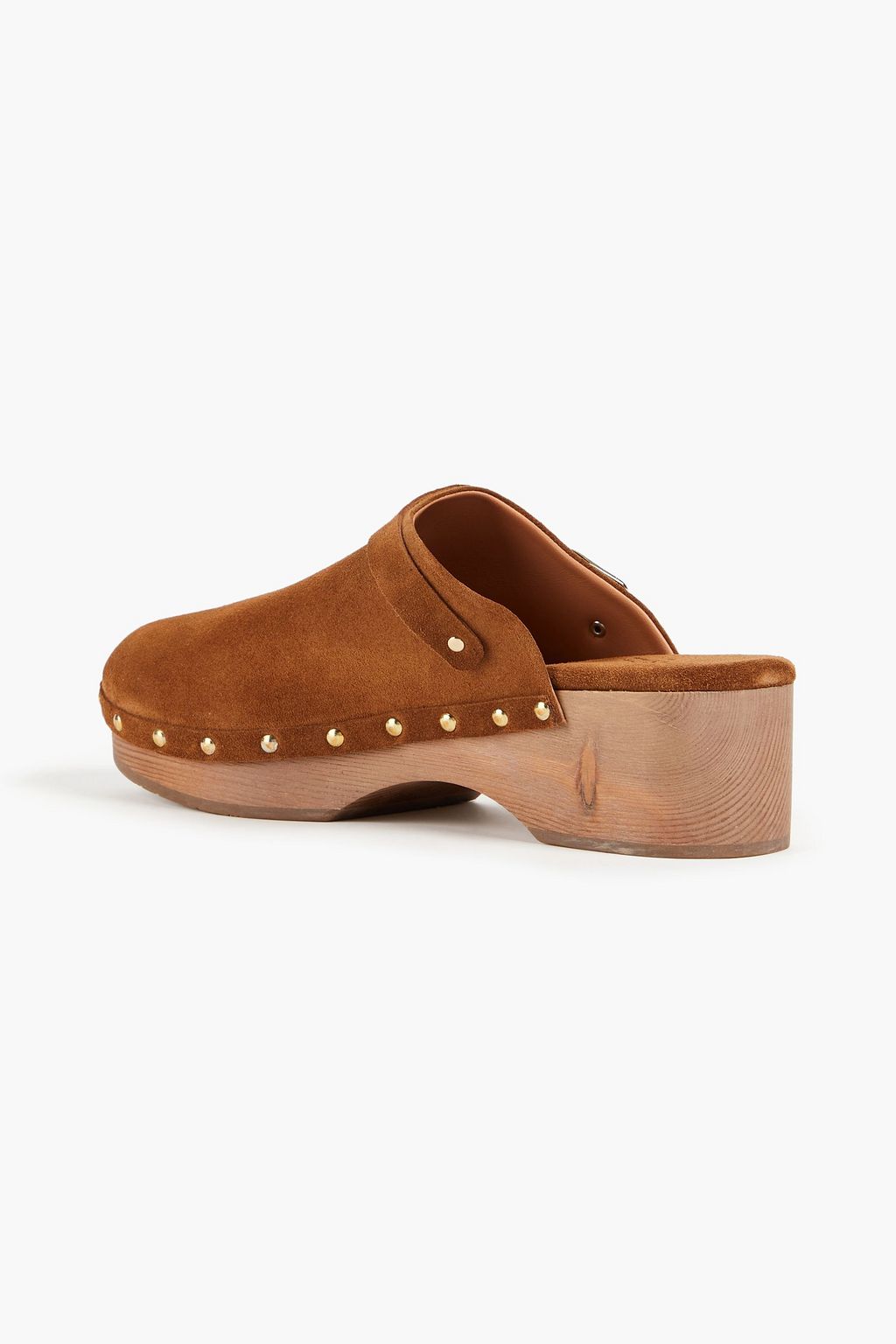 ANCIENT GREEK SANDALS Studded suede clogs