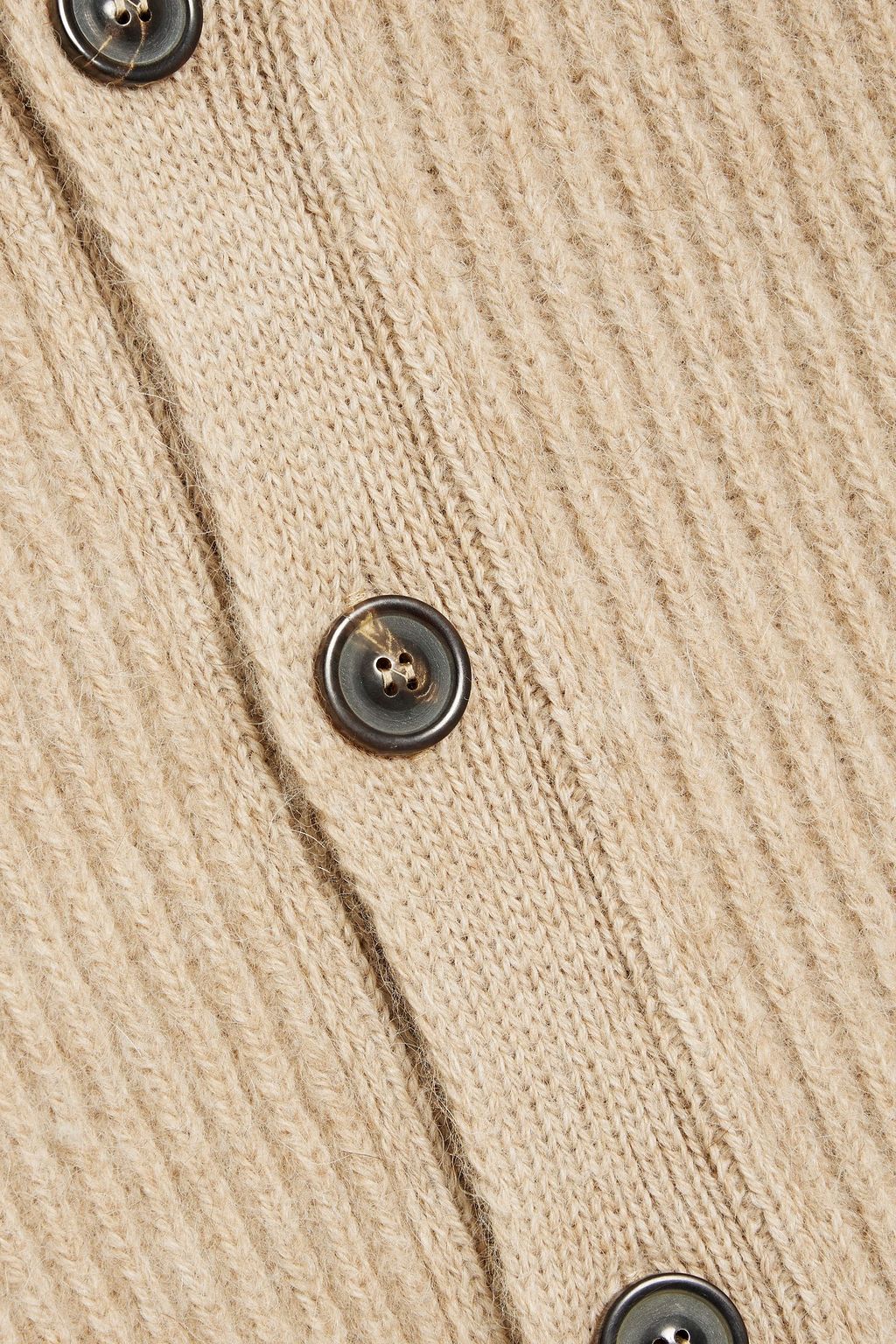 MAISON MARGIELA Ribbed wool and alpaca-blend cardigan