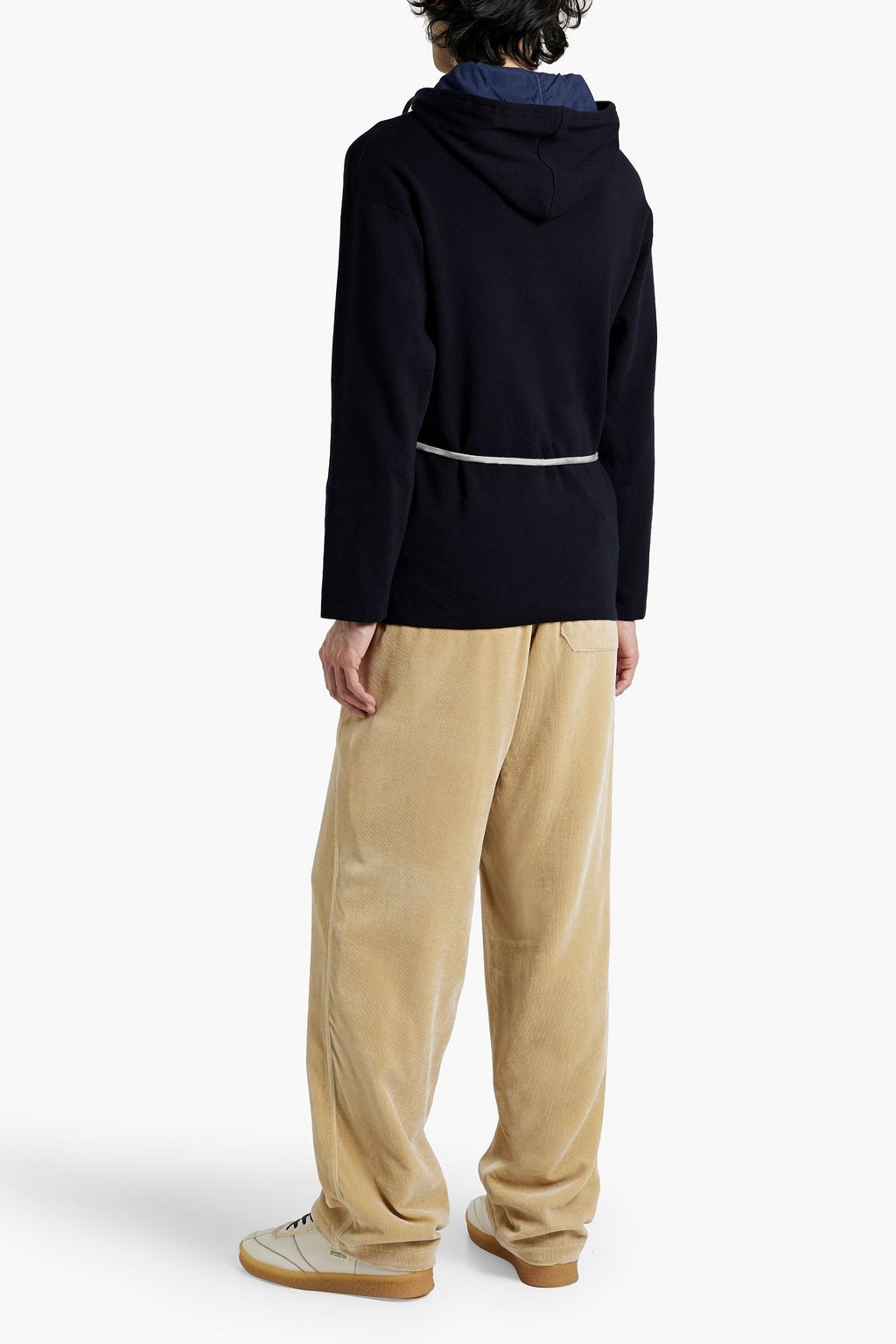 MAISON MARGIELA Stretch-knit hooded jacket