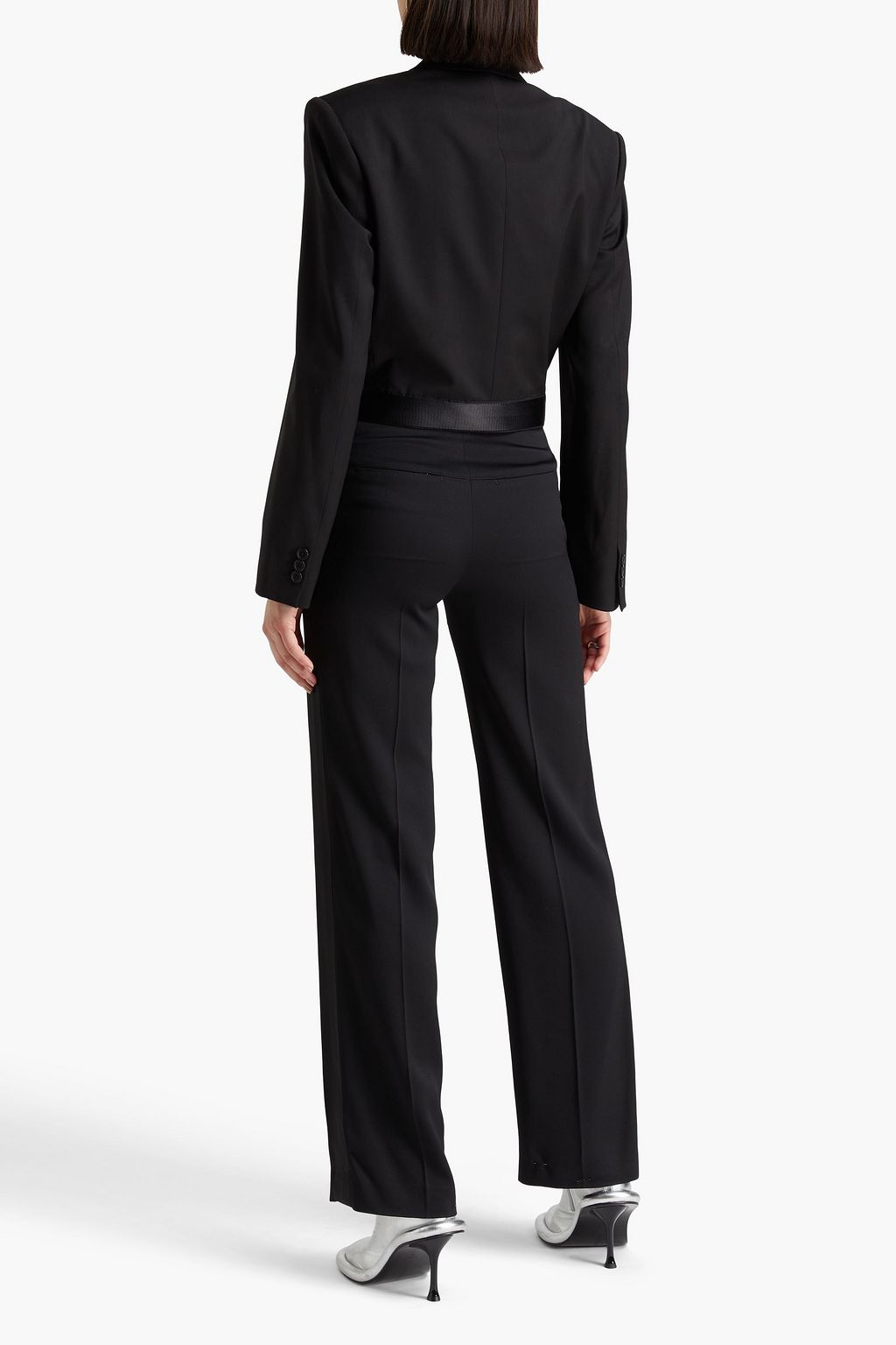 HELMUT LANG بليزر قصير مصنوع من الصوف
