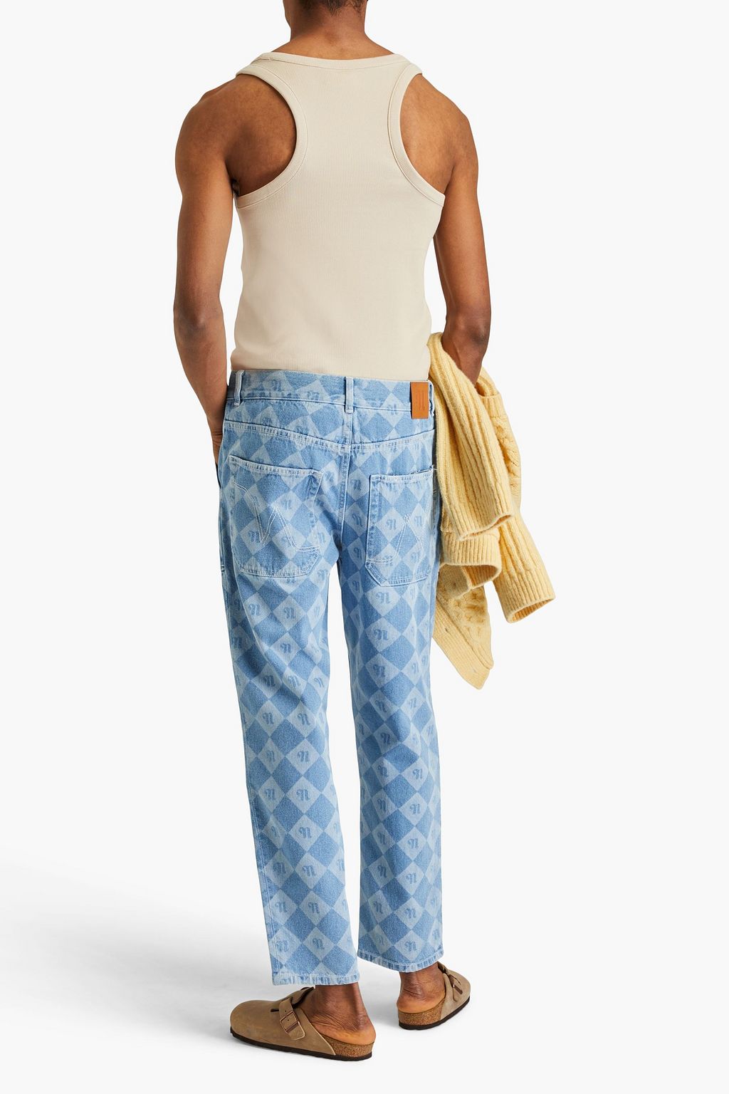 NANUSHKA Jasper logo-print denim jeans