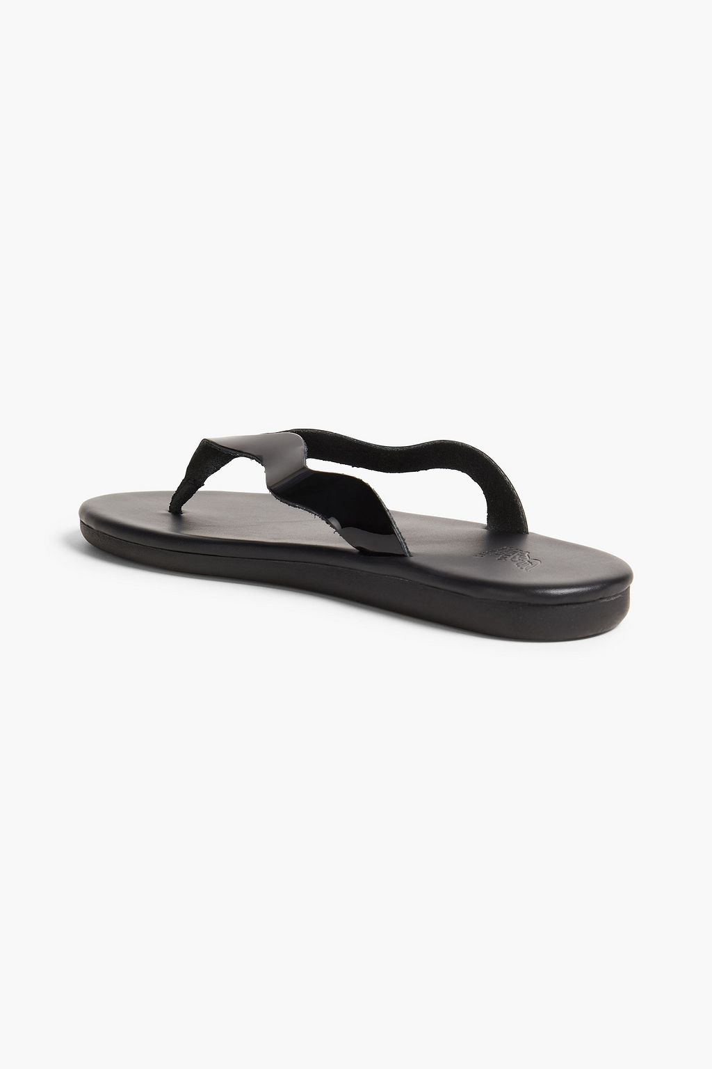ANCIENT GREEK SANDALS Laconia patent-leather sandals