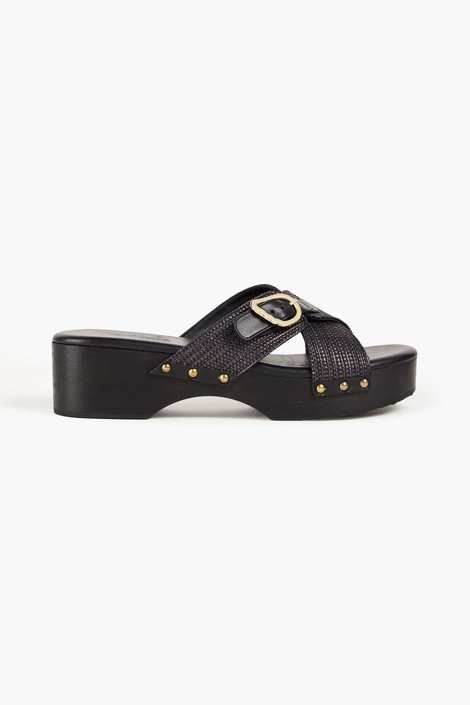 Ancient Greek Sandals - Marilisa raffia sandals - Black - EU 41