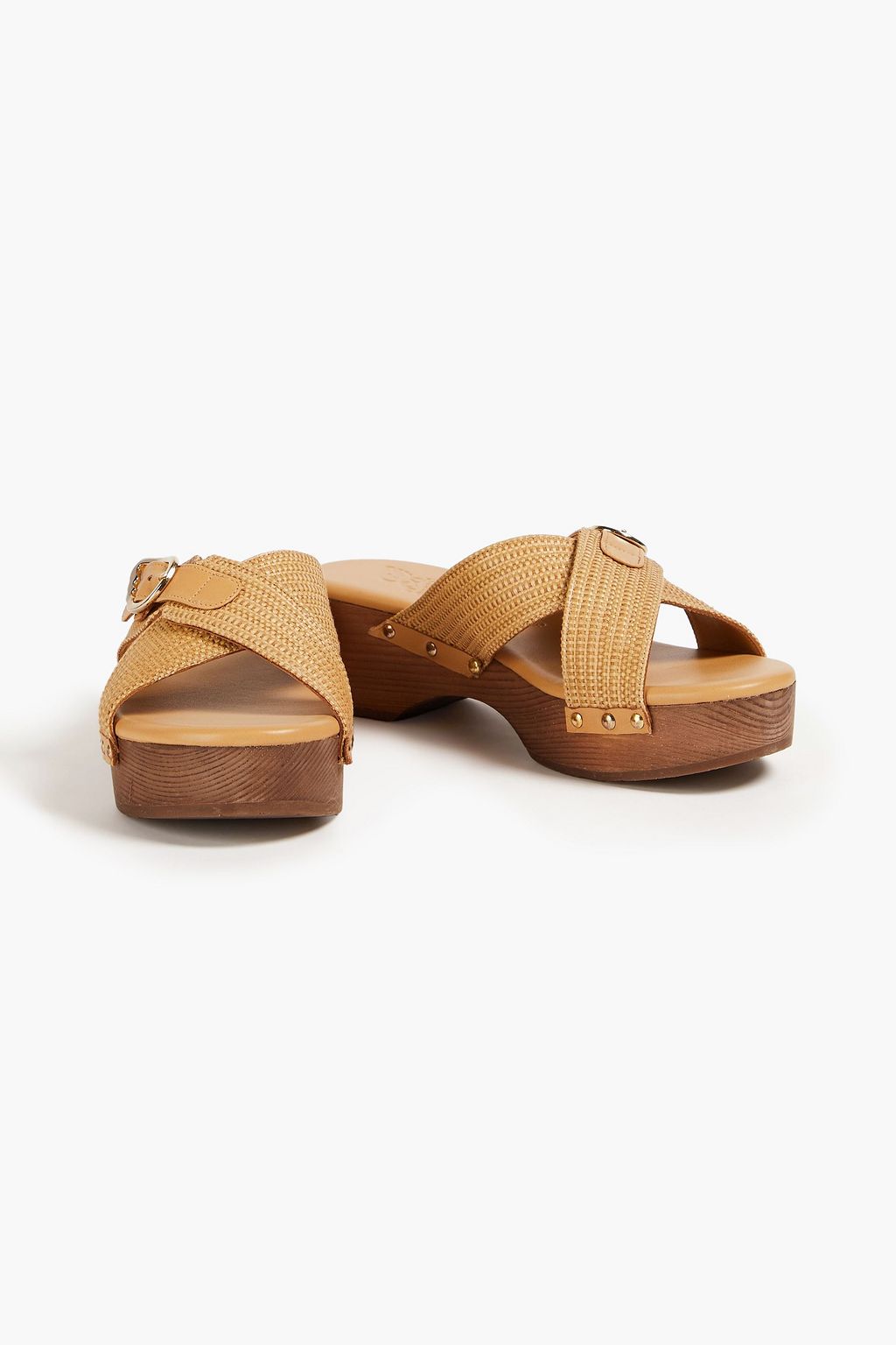 ANCIENT GREEK SANDALS صندل "ماريليسا" من نسيج الرافيا