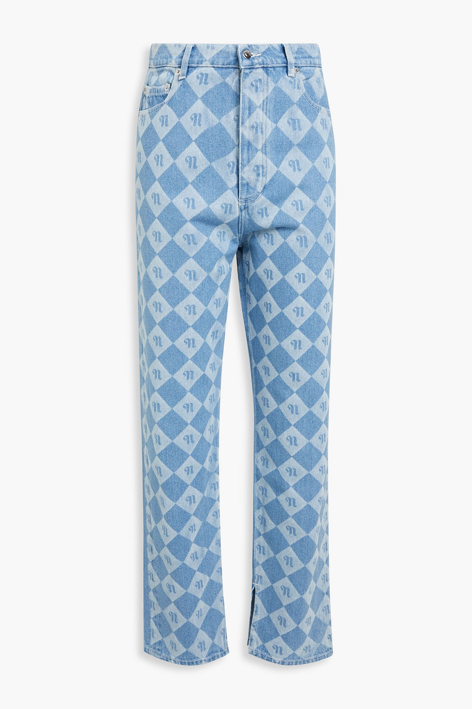 Nanushka - Liam logo-print denim jeans - Blue - 34