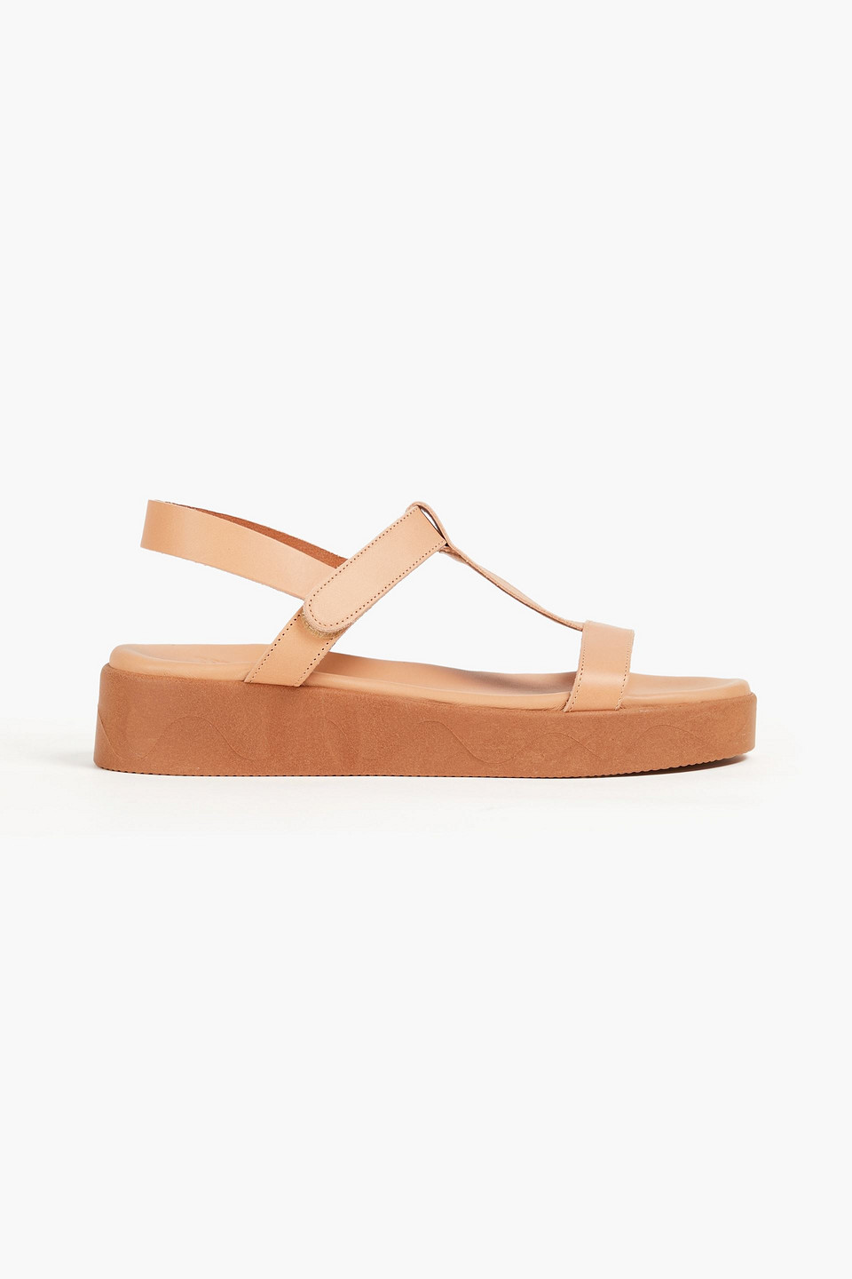 Ancient Greek Sandals Myrtova Leather Platform Sandals