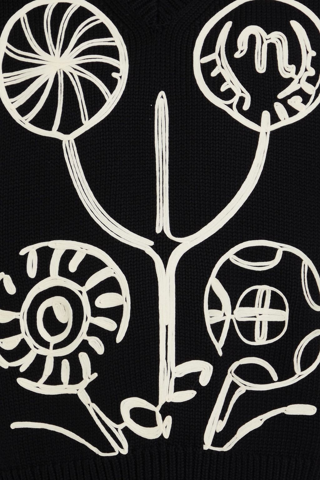 NANUSHKA Josias embroidered cotton vest