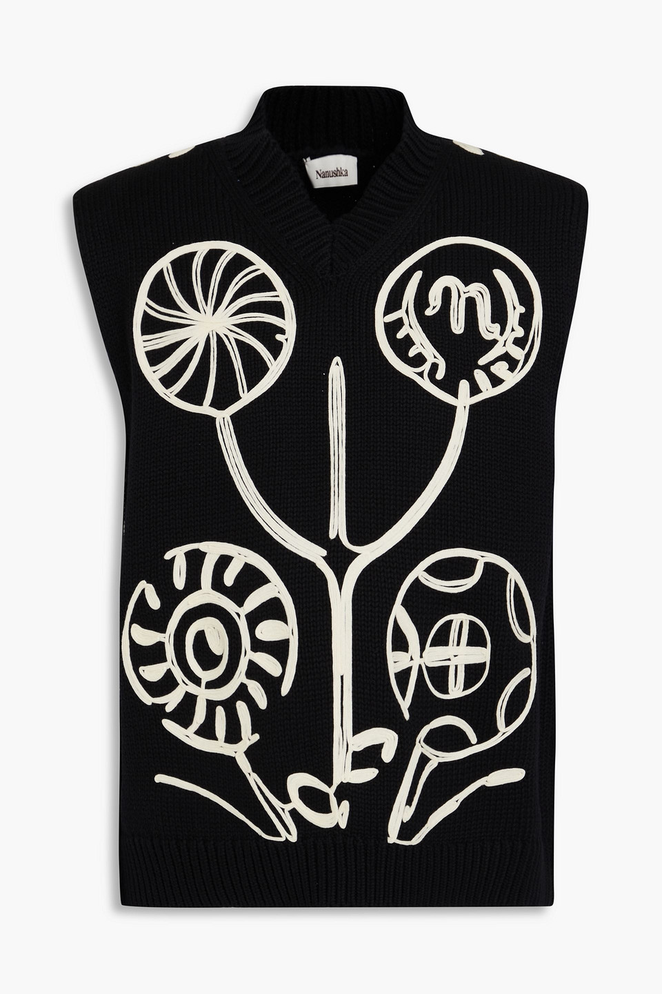 Josias embroidered cotton vest