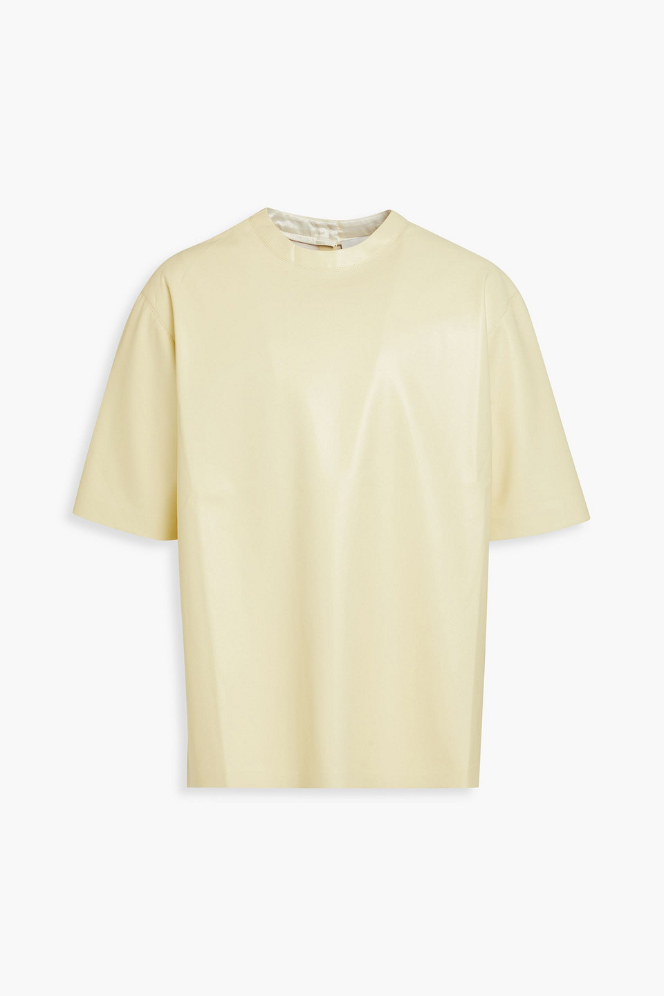 Nanushka Isaac Okobor™ T-shirt In Pastel Yellow