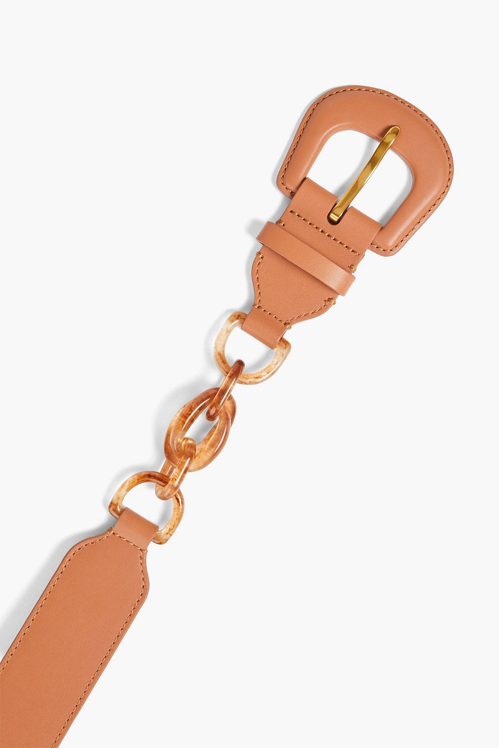 ZIMMERMANN Chain-embellished leather belt