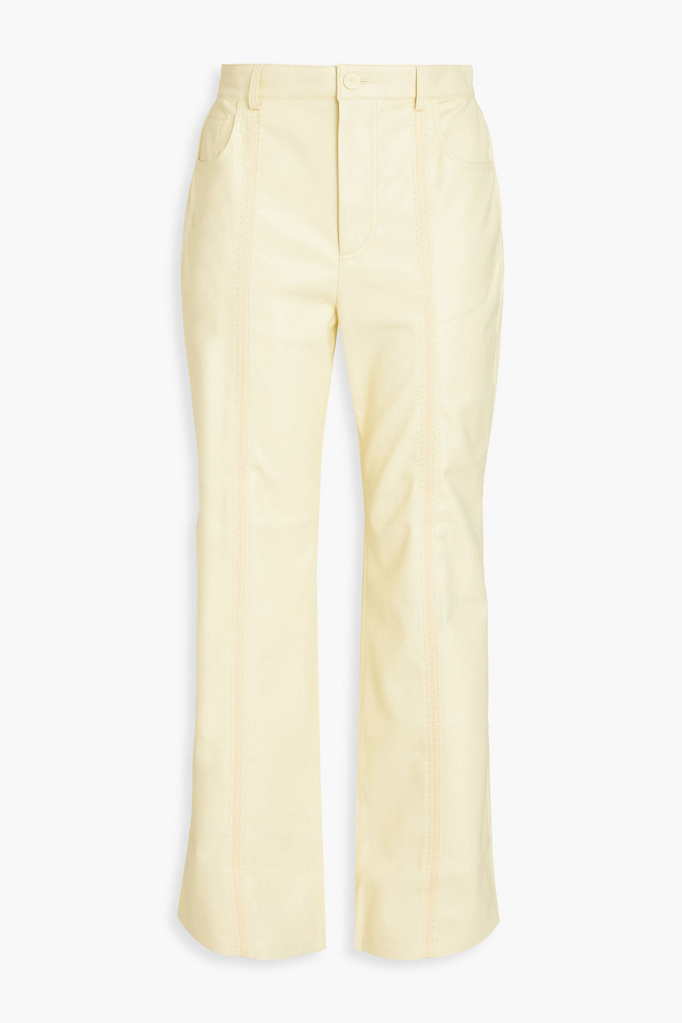 Jesca crochet-trimmed OKOBOR™ kick-flare pants