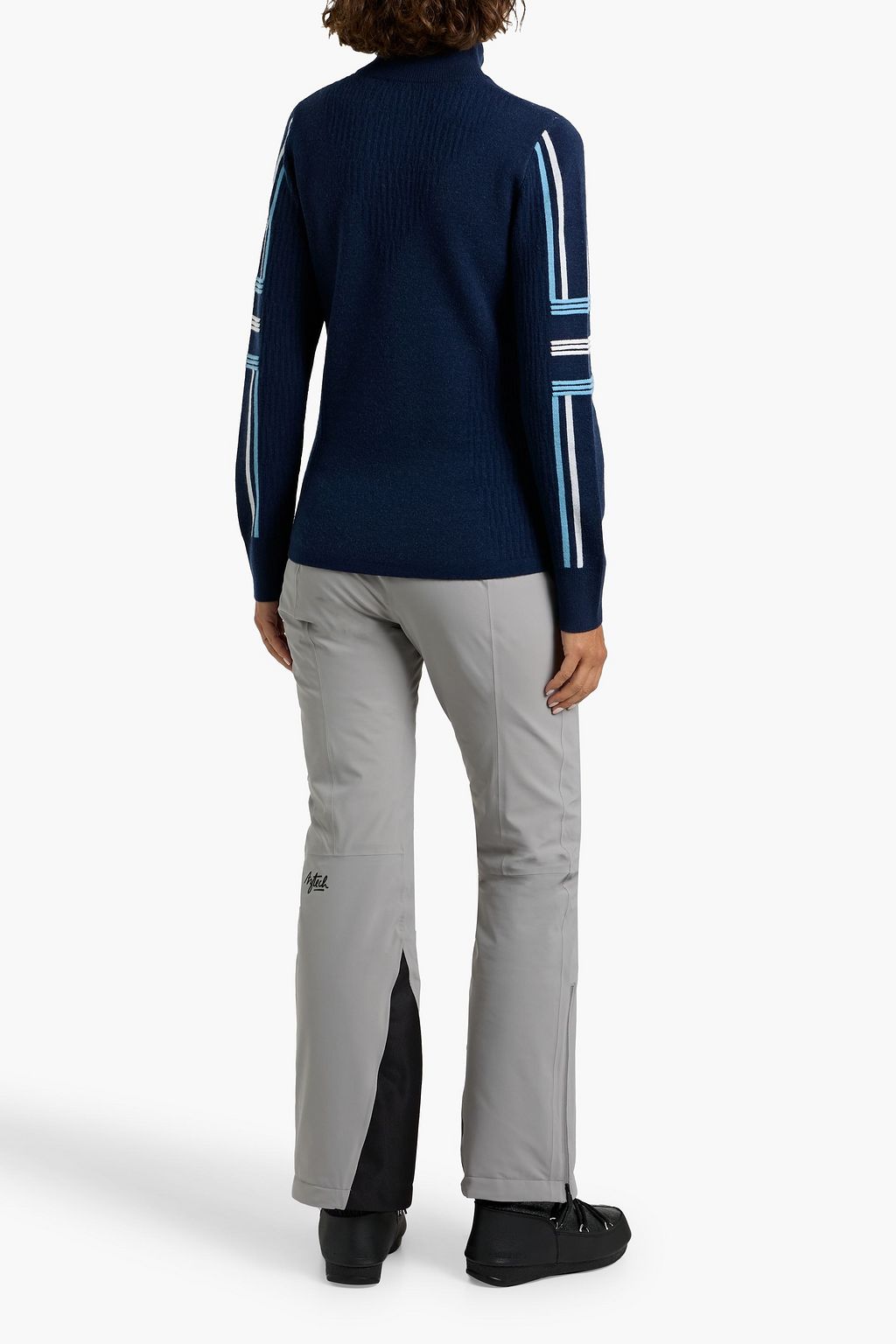 WE NORWEGIANS Stryn jacquard-knit merino wool-blend half-zip sweater
