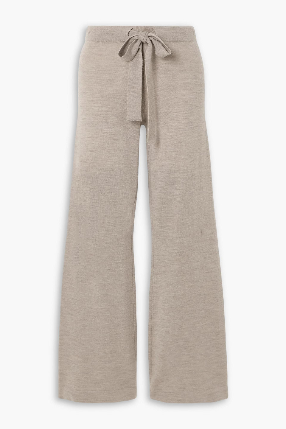 We Norwegians Geilo Merino Wool Flared Pants In Gray