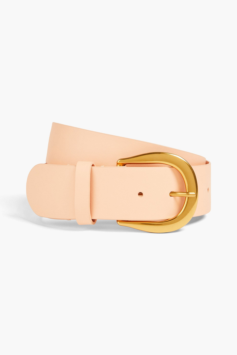 Zimmermann Leather Belt In Peach