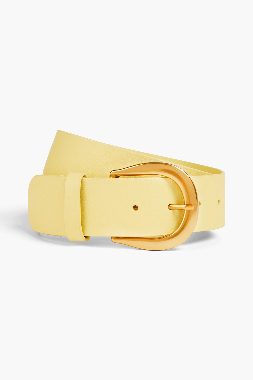 Zimmermann Leather Belt In Yellow