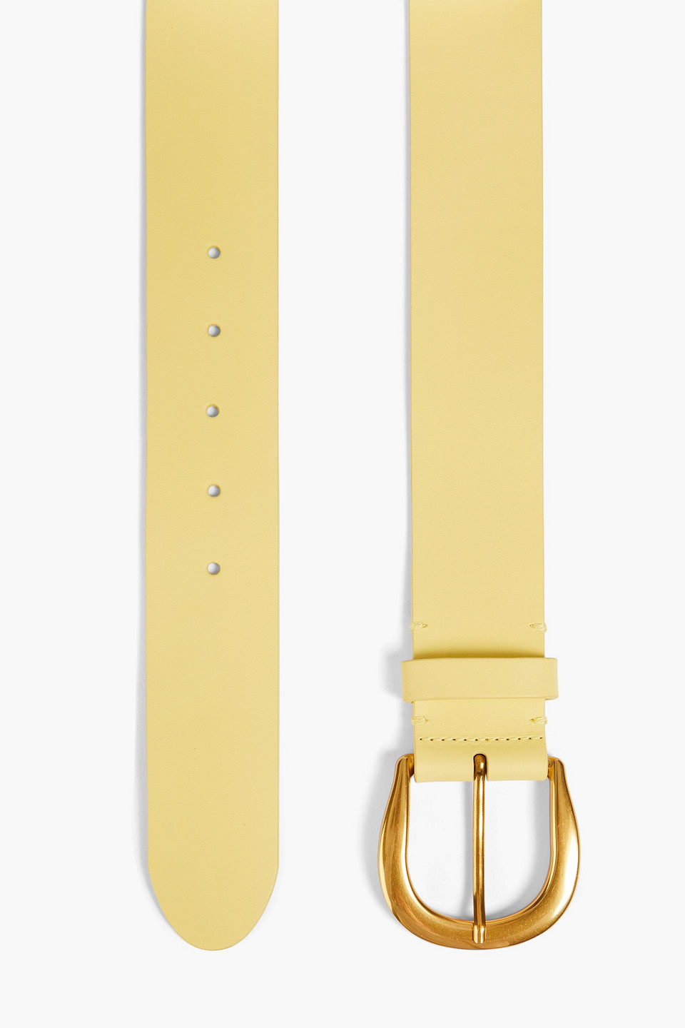 Zimmermann Leather Belt In Lime Green