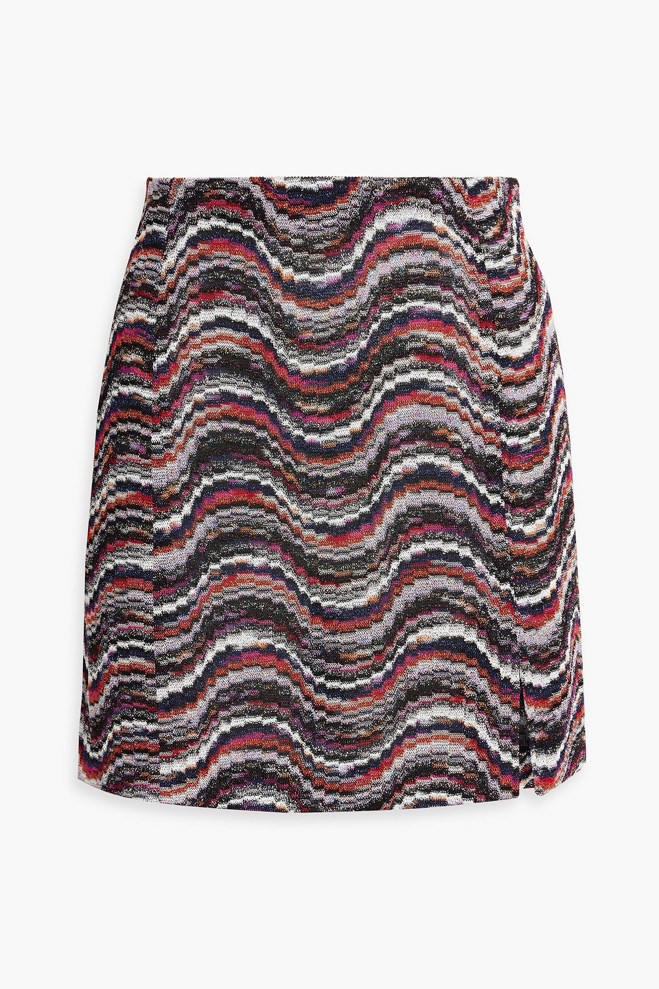 Missoni - Metallic crochet-knit mini skirt - Black - IT 38