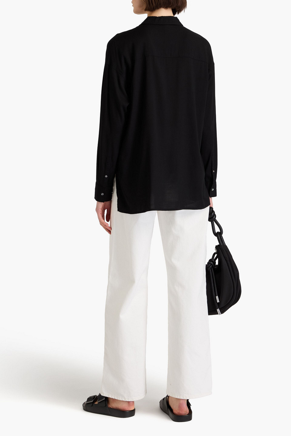 JAMES PERSE HEMD AUS MUSSELIN