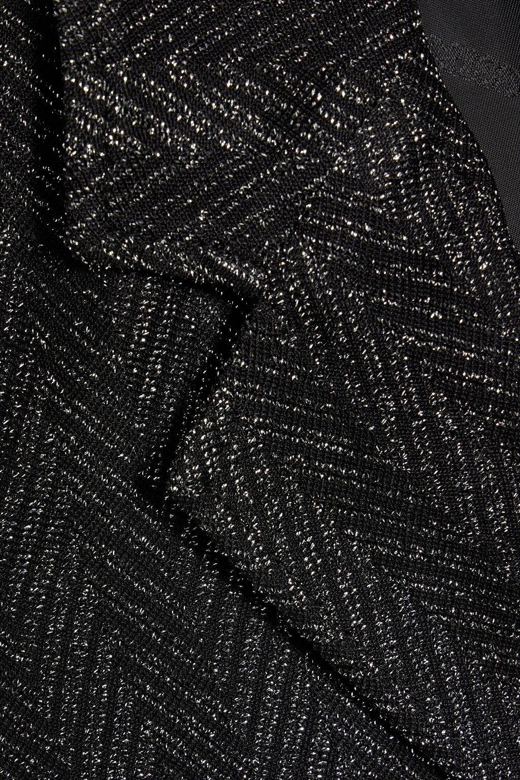 MISSONI Metallic crochet-knit coat