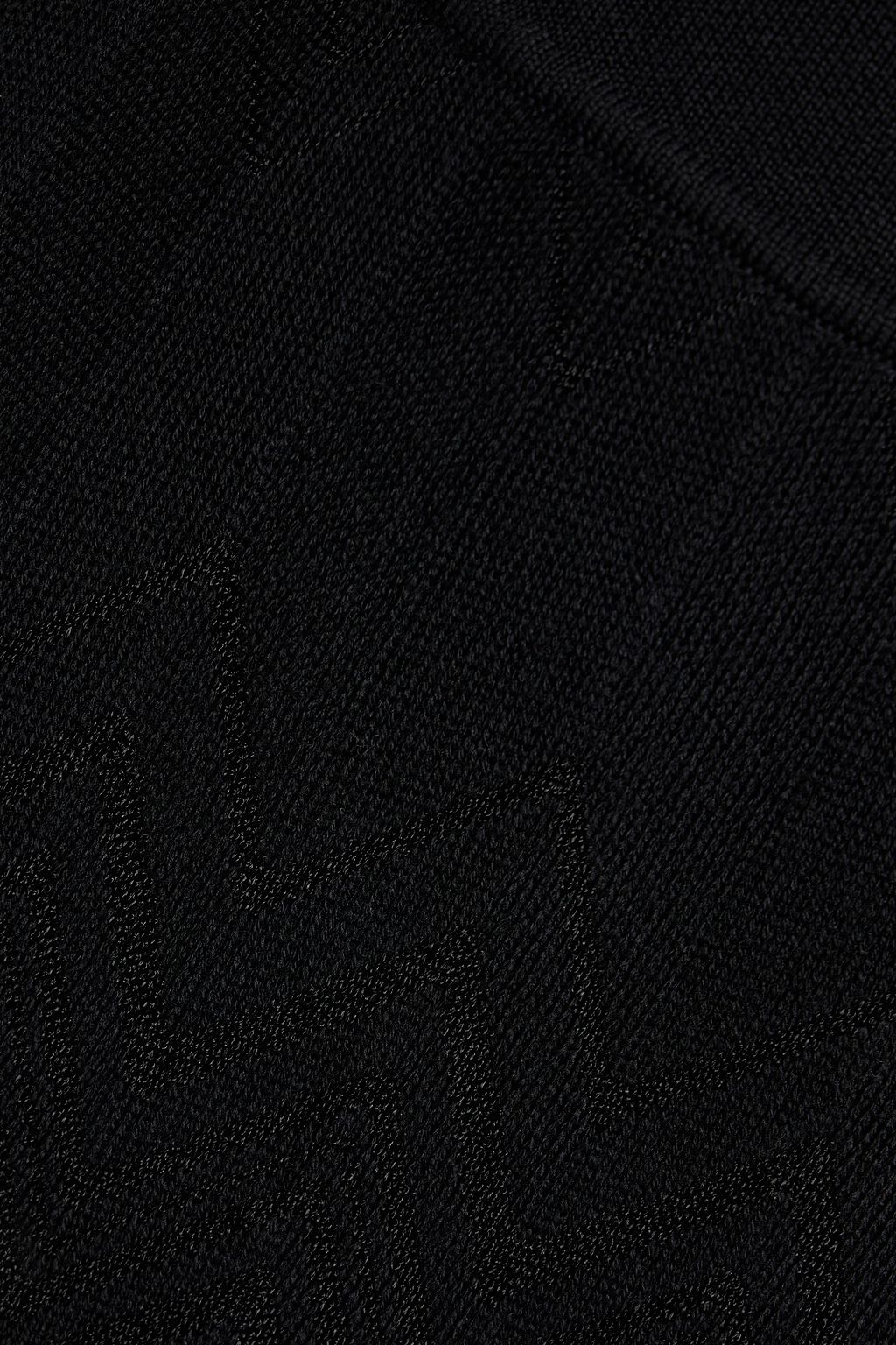 MISSONI Crochet-knit wool-blend mini skirt