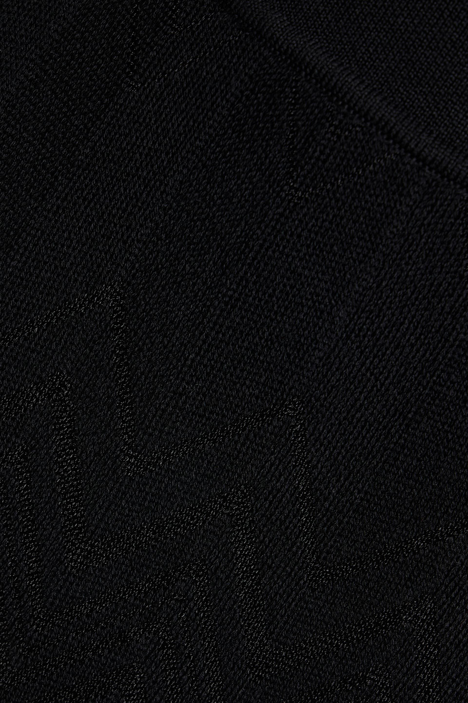 Missoni Crochet-knit Wool-blend Mini Skirt In Black