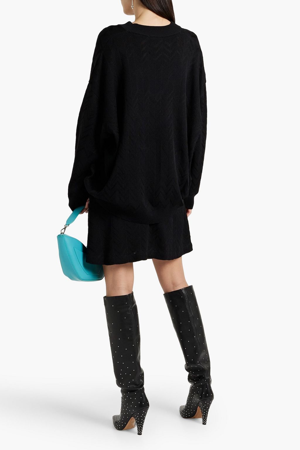 MISSONI Crochet-knit wool-blend sweater