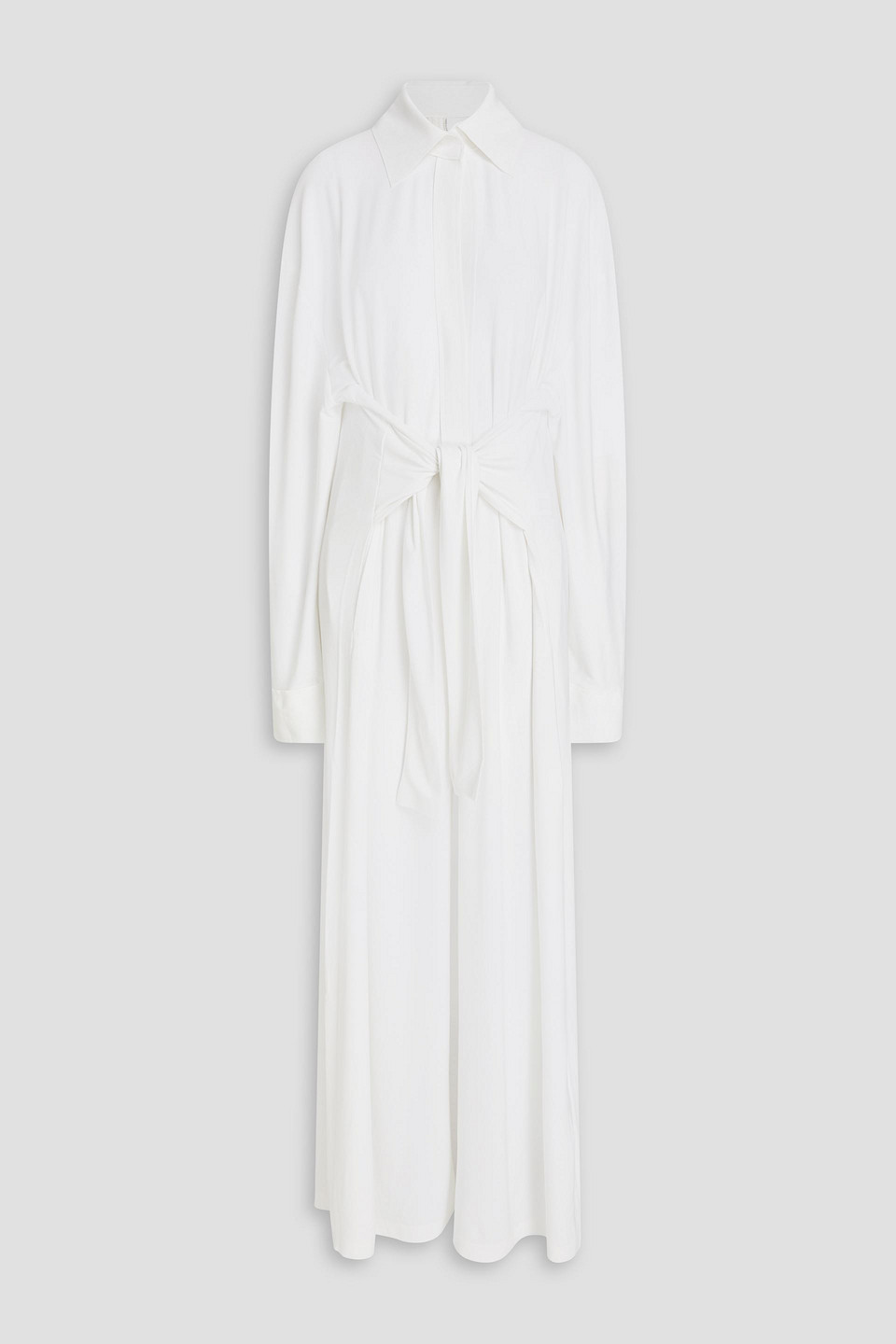 Omo By Norma Kamali Jersey Wide-leg Jumpsuit In White