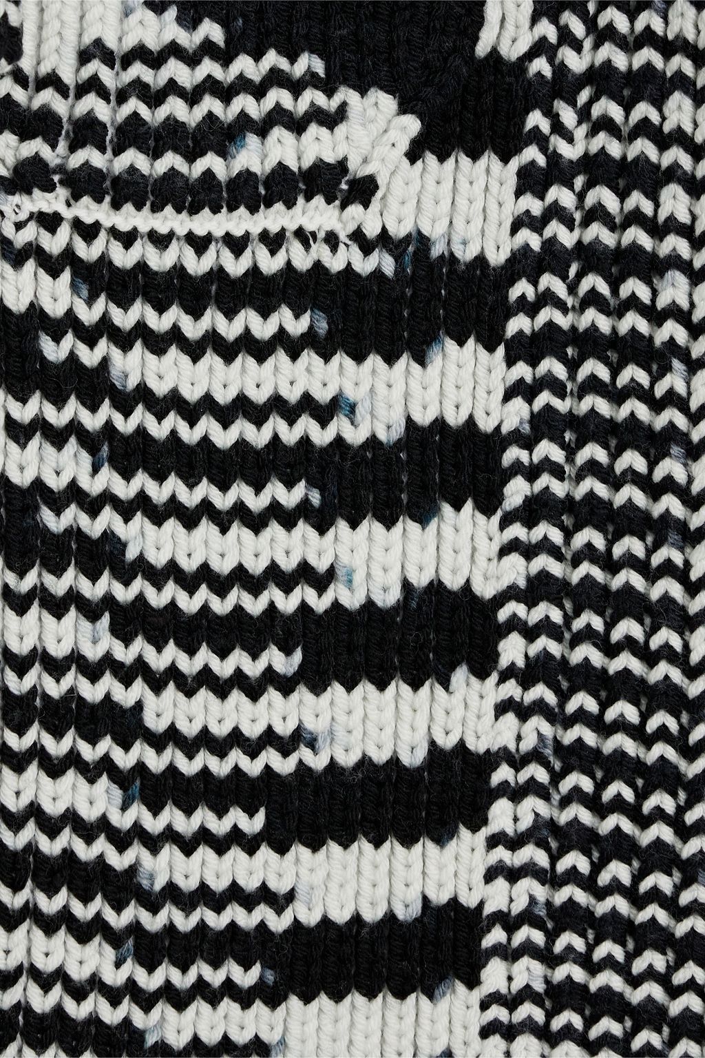 MISSONI Space-dyed ribbed wool cardigan