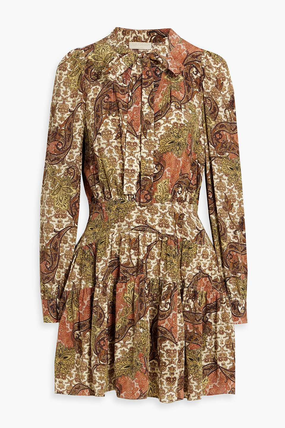Ulla Johnson Maris Paisley-print Silk Mini Dress