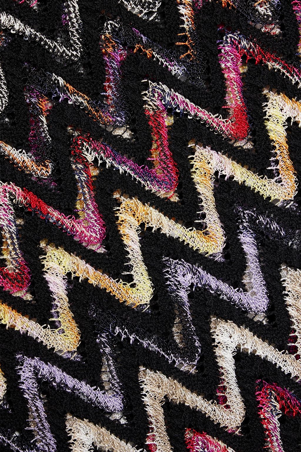 MISSONI Crochet-knit wool-blend top