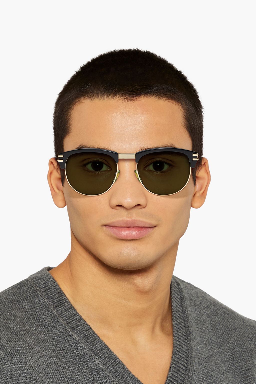 GUCCI D-frame acetate sunglasses