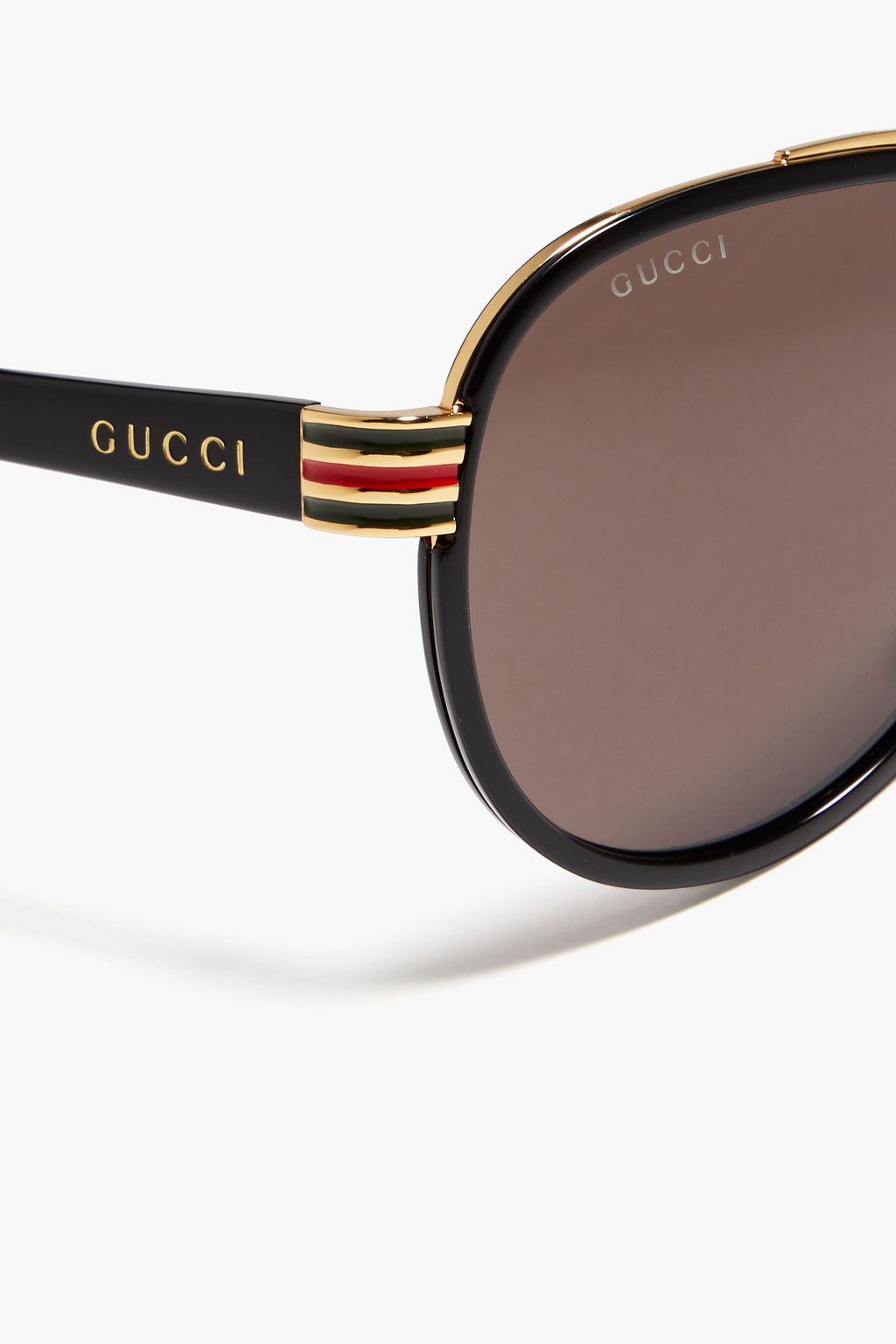 GUCCI Aviator-style acetate sunglasses